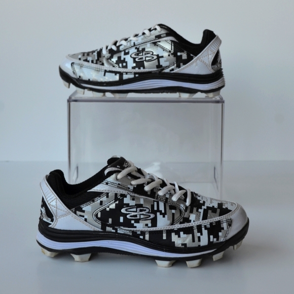 Boombah Viceroy Molded Camo V2 Kids size 4.5 - Picture 3 of 7